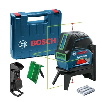 Bosch GCL2-15G Green Light Level 2 line 2-Точечный Прибор для Маркировки уровня зеленого Света /Литьевая линейка для Наружного и внутреннего применения