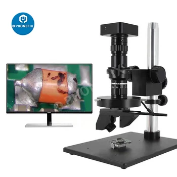 HD Промышленный 3D Микроскоп 2D 3D Переключаемая Оптическая Лупа Цифровой CCD microscopio лабораторный учебный Телефон Ремонт печатных Плат SMD