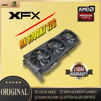 XFX AMD Radeon RX6700XT 12G 7-нм 192-битная графика Используемая игровая карта AMD Video для настольных ПК