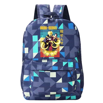 Аниме-дорожные сумки Assassination Classroom, рюкзак для ноутбука, забавные школьные сумки на молнии для студентов 2023, Милые Bolsos Mujer