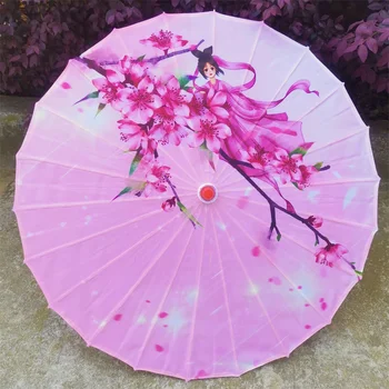 Винтажное украшение для зонта из масляной бумаги, Потолочная танцевальная фотография, Непромокаемый шелковый зонтик, реквизит, аксессуары для зонтов Hanfu