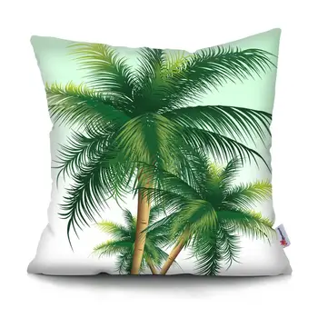 Наволочка для дивана с тропическими растениями, украшение для дома, наволочка для дивана, наволочки из кокосовой пальмы, декоративные горячие