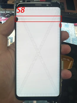 Оригинальный ЖК-дисплей Random point для Samsung Galaxy S8 G950 G950F ЖК-дисплей с сенсорным экраном, дигитайзер с битым пикселем
